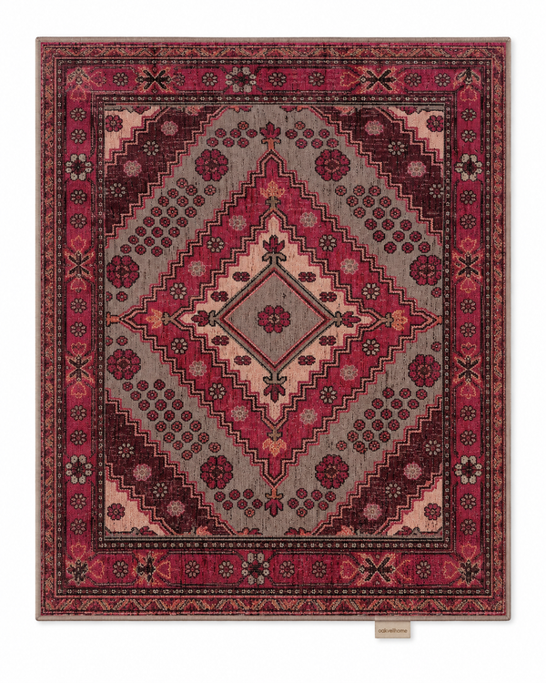 Persian Revival Bedside Rug