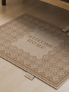 Linen Texture Entryway Mat