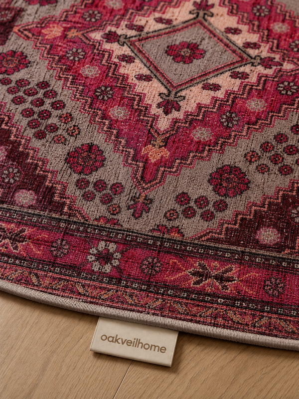 Persian Revival Bedside Rug