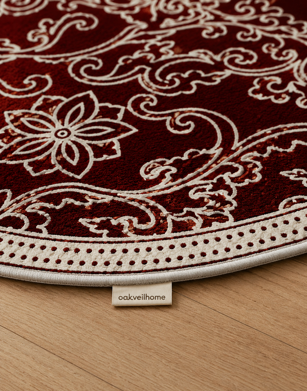 Vintage Round Accent Rug