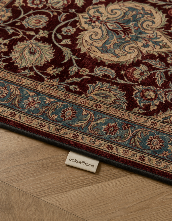 French Vintage Bedside Rug