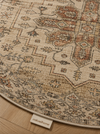 Round Persian Accent Rug