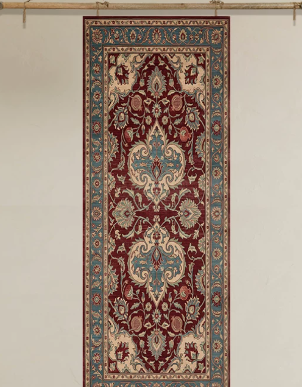 French Vintage Bedside Rug