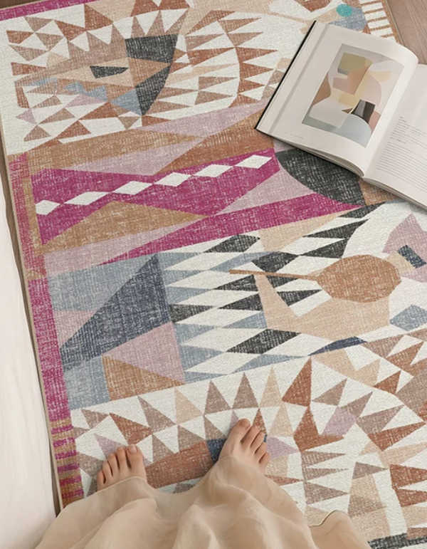 French Vintage Bedroom Rug