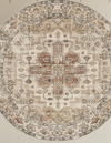 Round Persian Accent Rug