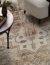 Round Persian Accent Rug
