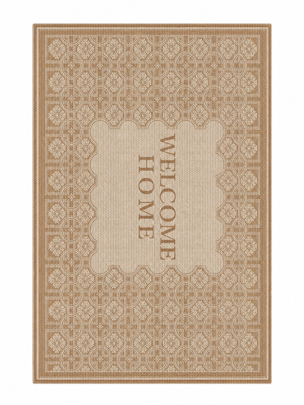 Linen Texture Entryway Mat