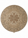 Round Persian Accent Rug
